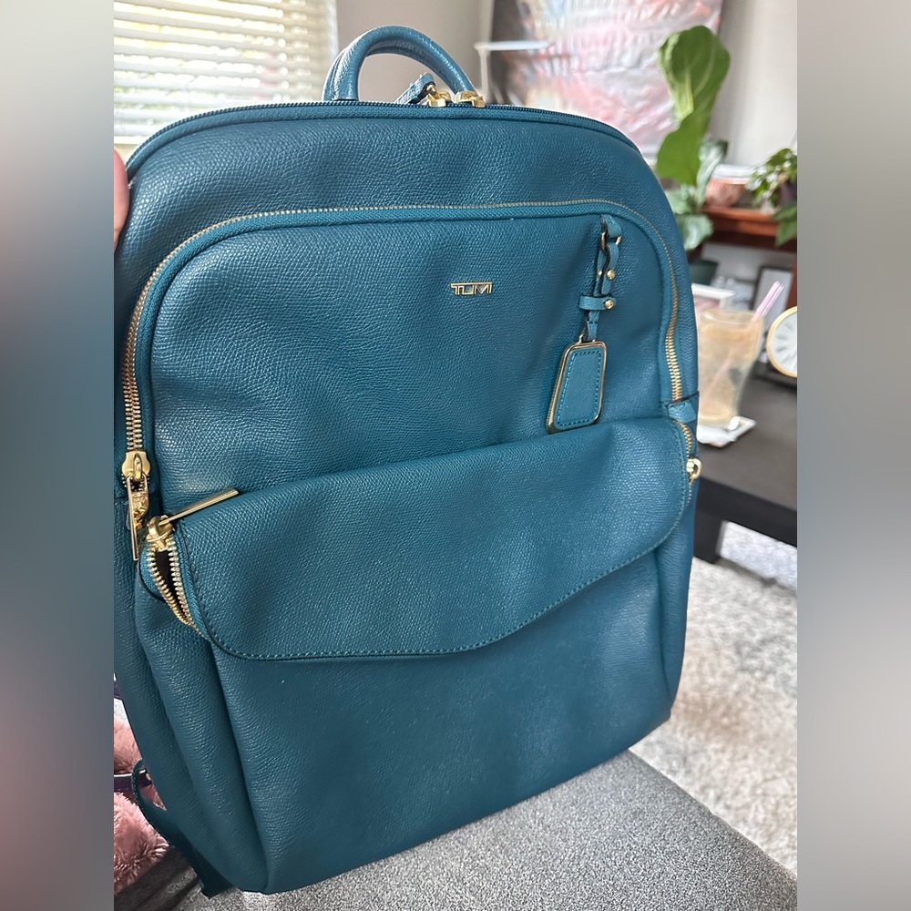 Tumi Leather Backpack